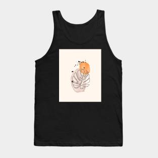 Minimal design monster Tank Top